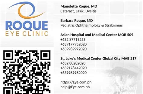 ROQUE Eye Clinic @ St. Luke's Medical Center .
